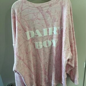 Dairy Boy Pink Camo Sweatshirt